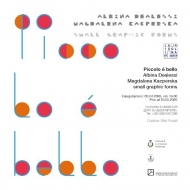 Locandina della mostra"Piccolo &egrave; bello"